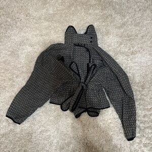 Women's Black and Gray Jacket